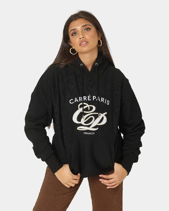 Carre Revolutionnaires CLS Hoodie Black Hoodie with Emblem Brand Identity