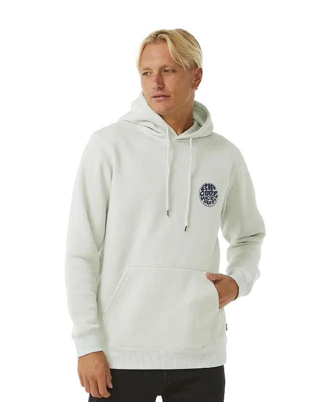 Wetsuit Icon Hoodie in Mint Hoodie with Side Slits Relaxed Casual