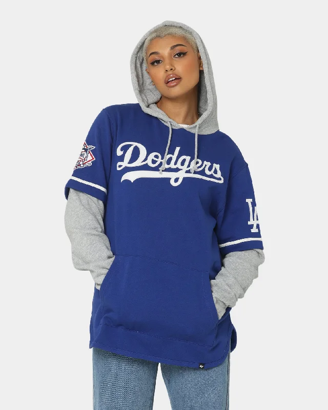 47 Brand Los Angeles Dodgers Shortstop Hoodie Royal Hoodie Jacket Zipper Layering