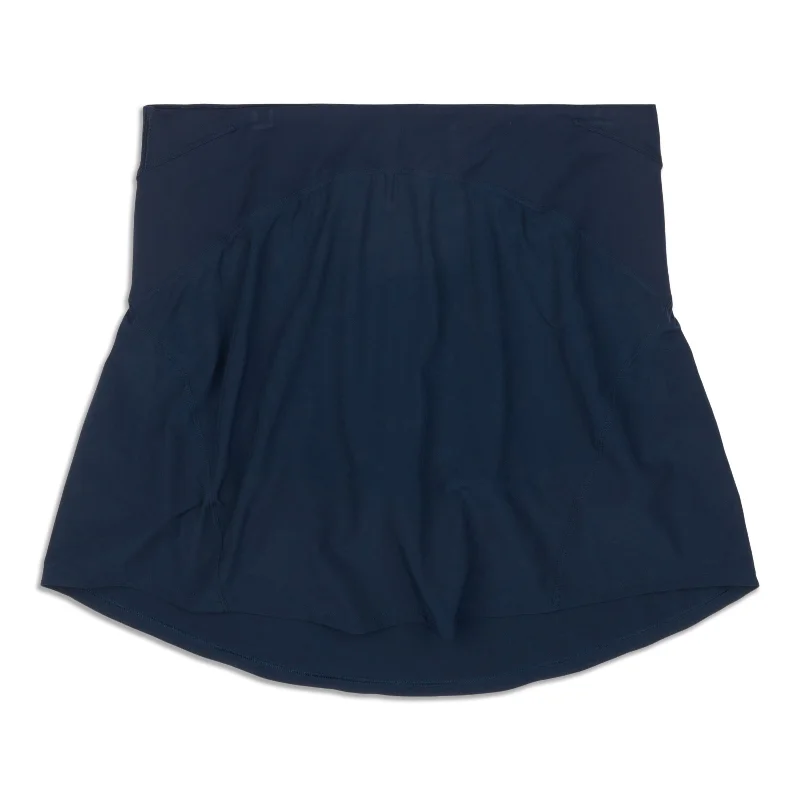 Essential High-Rise Running Skirt Long - Resale silk skirt luxurious