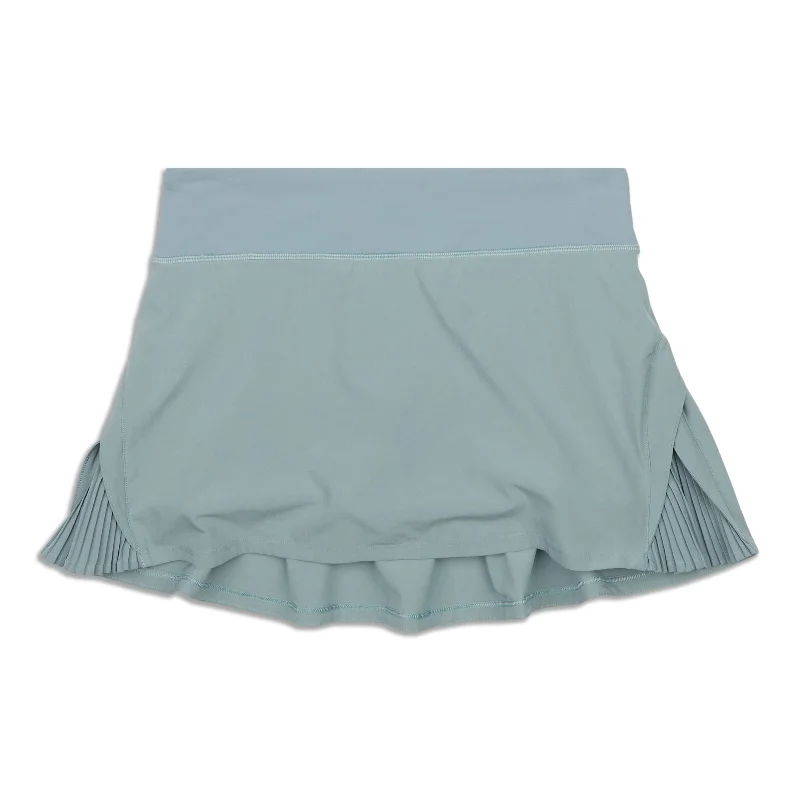 Play Off The Pleats Skirt - Resale velvet skirt rich