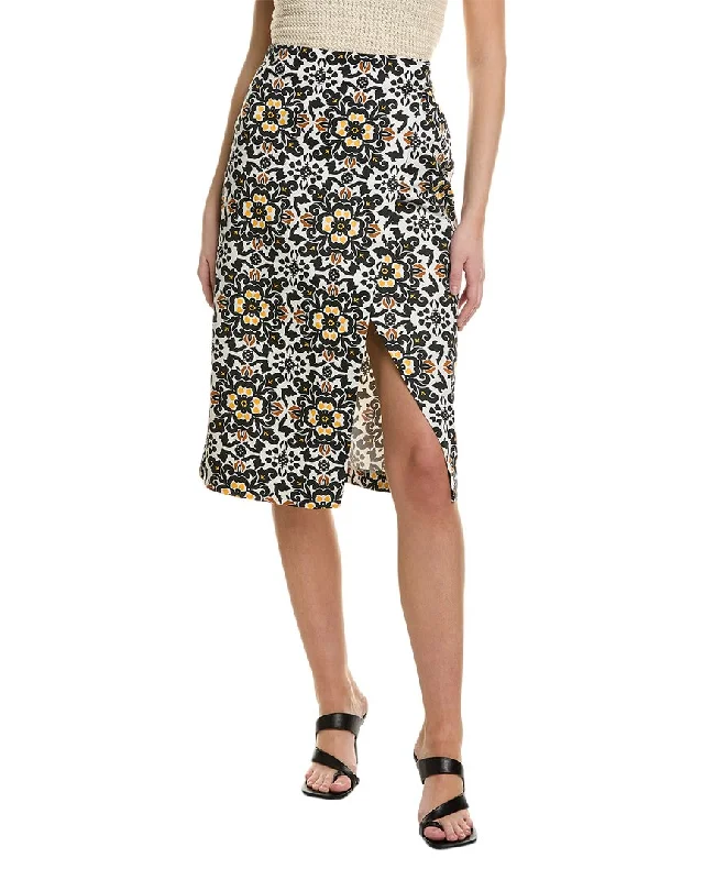 Boden Easy Wrap Midi Skirt cashmere skirt plush