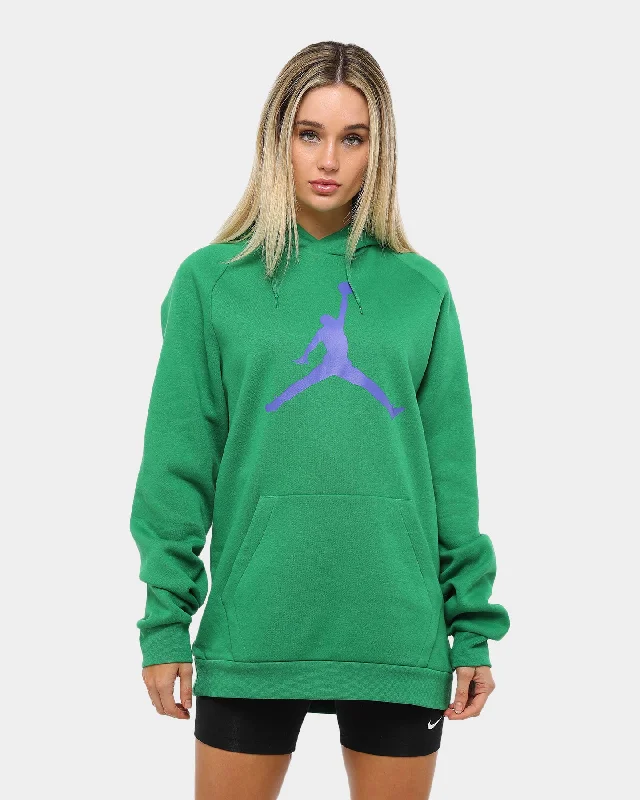 Jordan Jumpman Logo Hoodie Aloe Verde/Rush Hoodie with Cuffed Sleeves Snug Secure