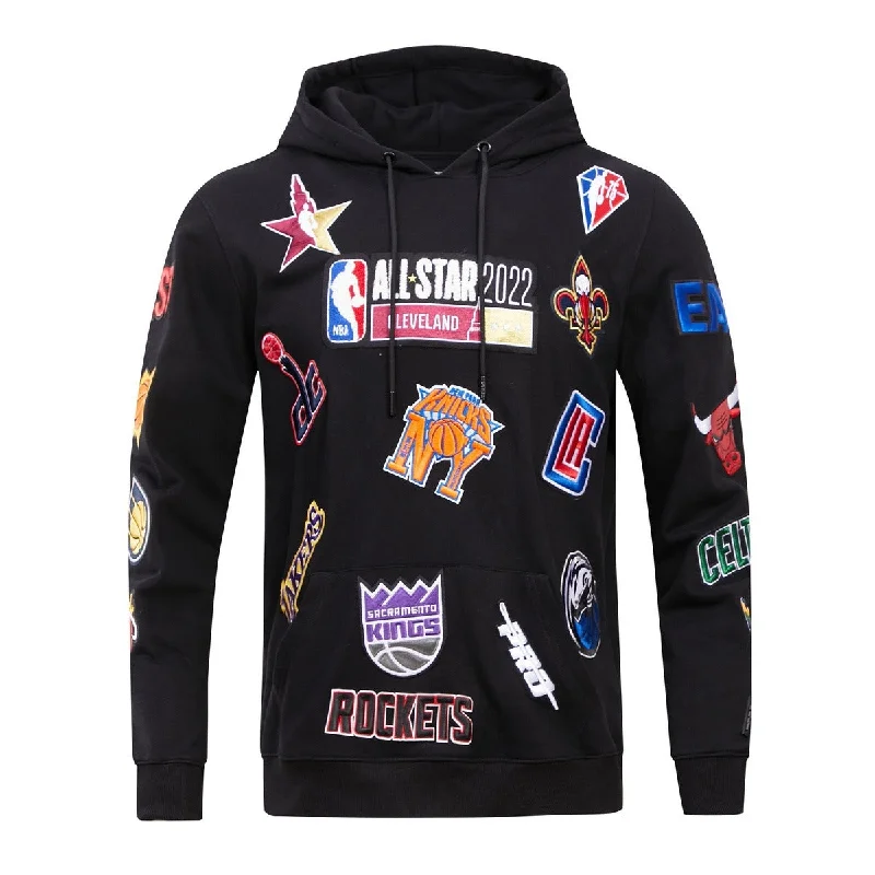 NBA ALL STAR 2022 HOODIE (BLACK) Hoodie with Turtle Neck Cozy Winter