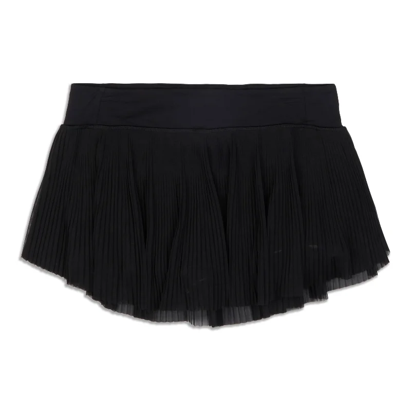 Just Pleat It Skirt - Resale velvet skirt sumptuous