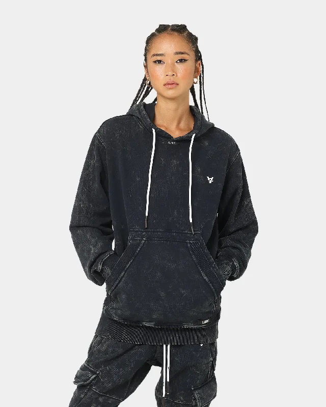 The Anti Order Anti Essential Hoodie Navy Crystal Hoodie with Drawcord Adjustable Secure