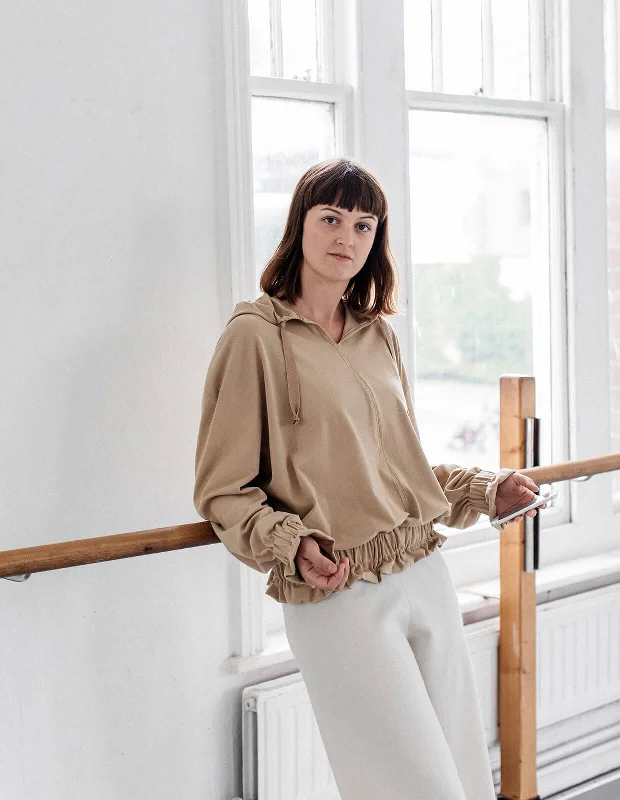 PDF Pattern - Two Contemporary Sweatshirts | The Makers Atelier Hoodie with Pastel Soft Subtle