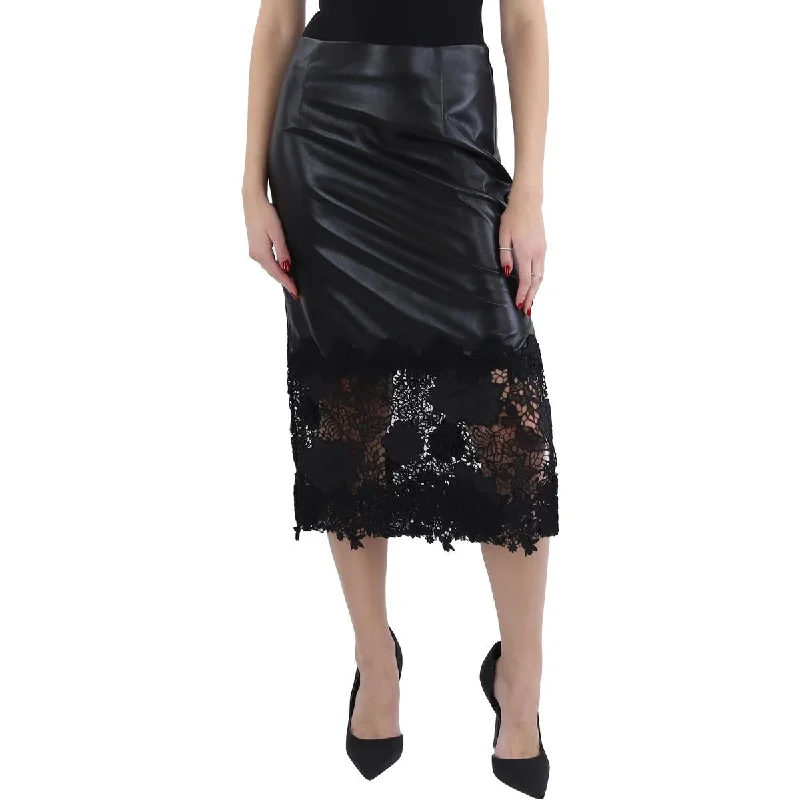 Womens Midi Lace Pencil Skirt lace skirt feminine