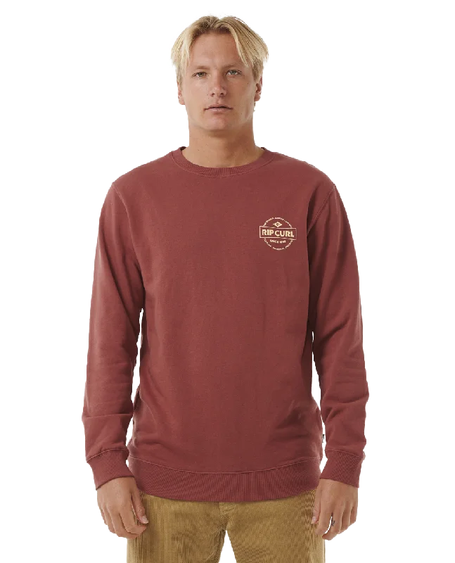 Stapler Sweatshirt in Apple Butter Hoodie with Longline Fit Extended Stylish