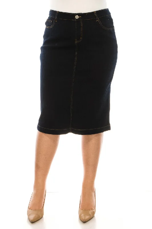 G-Gossip Curve Love+ Skirt leather skirt bold