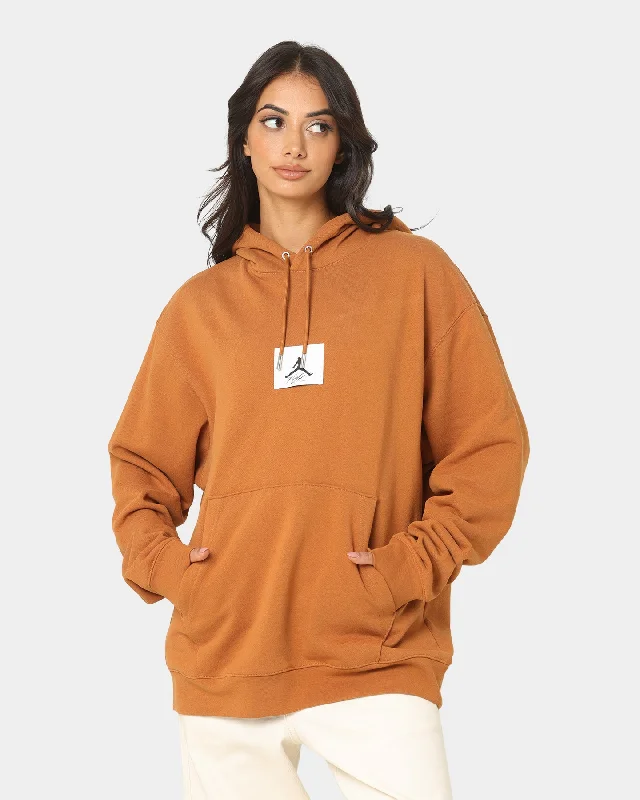 Jordan Essentials Statement Fleece Hoodie Desert Bronze Hoodie with Back Slit Movement Comfort