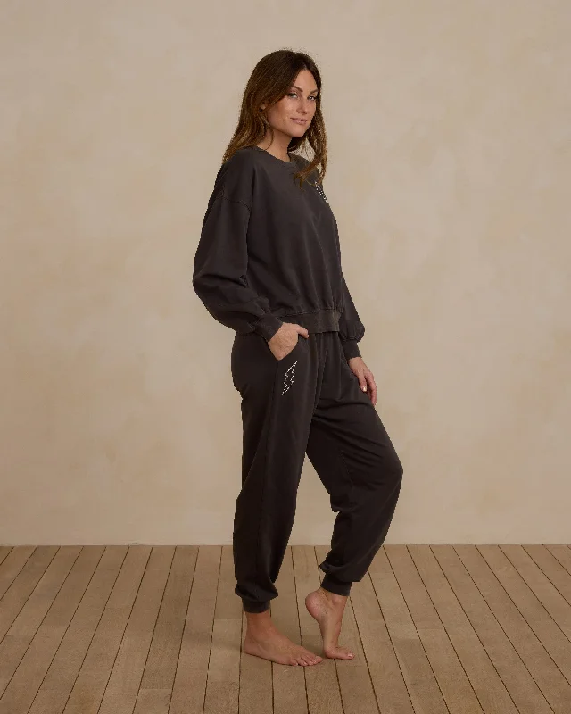 Relaxed Sweatshirt | Bolt Hoodie Dress Longline Feminine