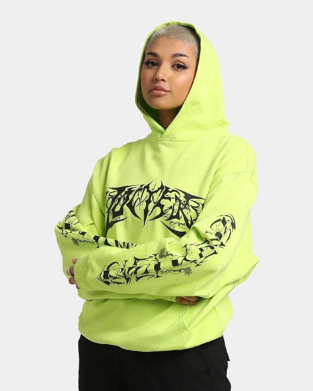 Loiter Anarchy Hoodie Neon Green Hoodie with Gradient Ombre Colorful