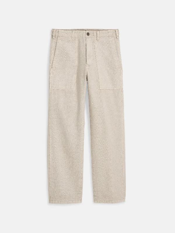 Neil Pant in Herringbone Best Seller Denim,