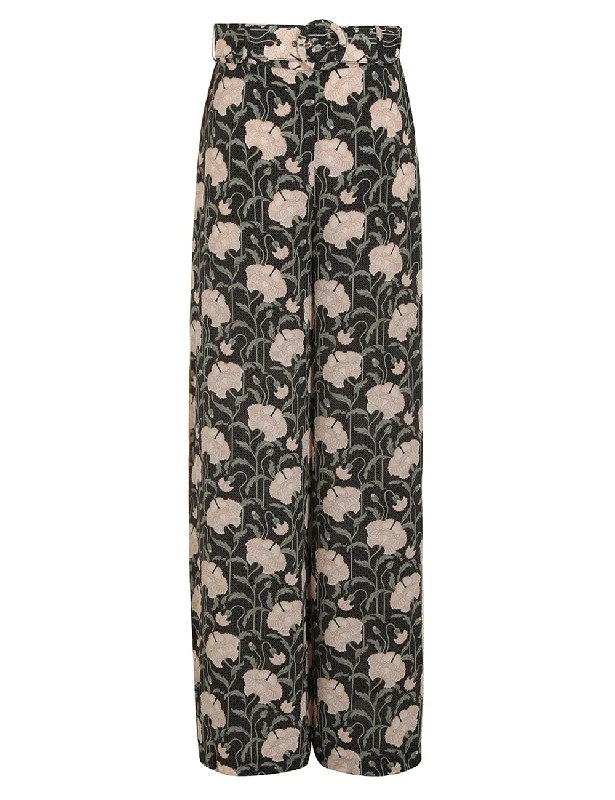 Kaleidoscope Trouser Charcoal Poppy Trousers Versatile Stylish