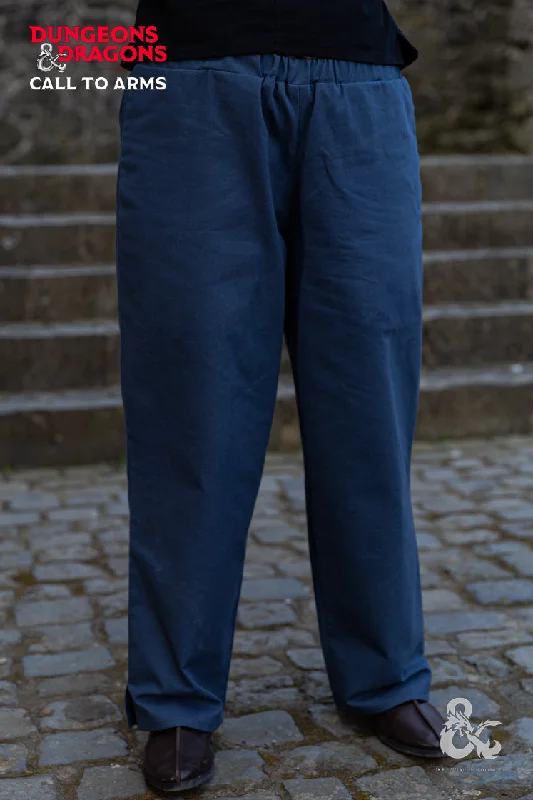 Dungeons & Dragons Rogue Trousers Woad Blue Trousers Formal Black