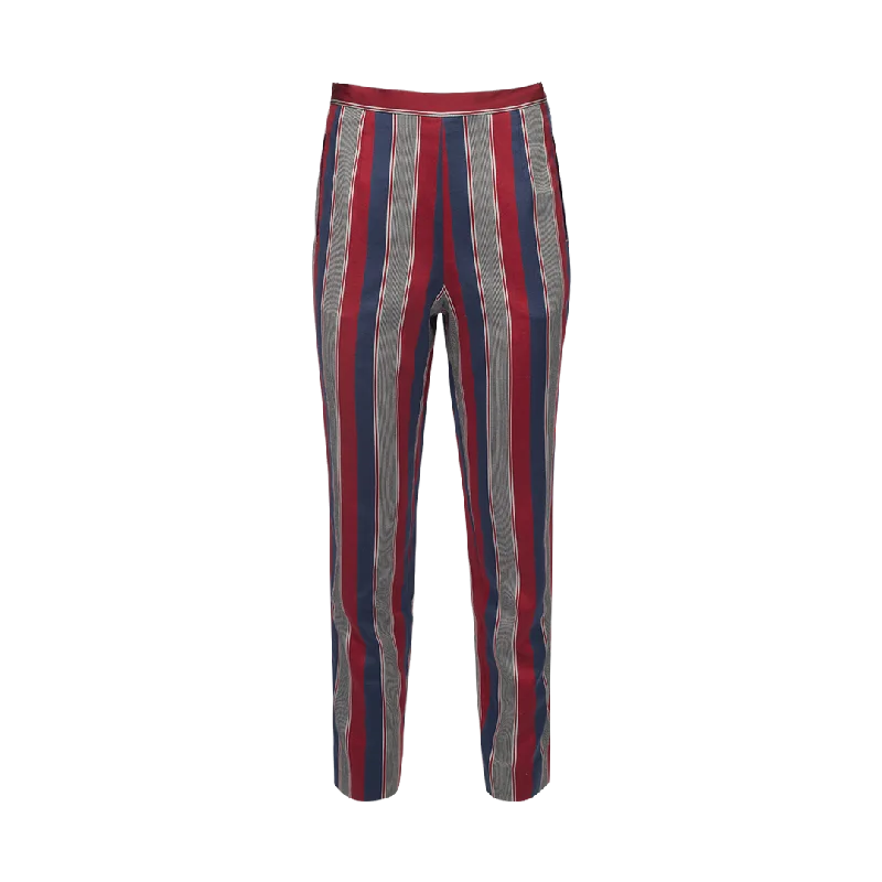 Marina Stripe Hall Trousers Trousers Culottes Wide Leg