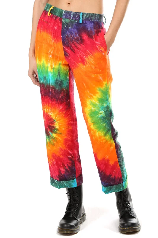 Straight Leg Trouser Tie Dye Trousers trendy modern