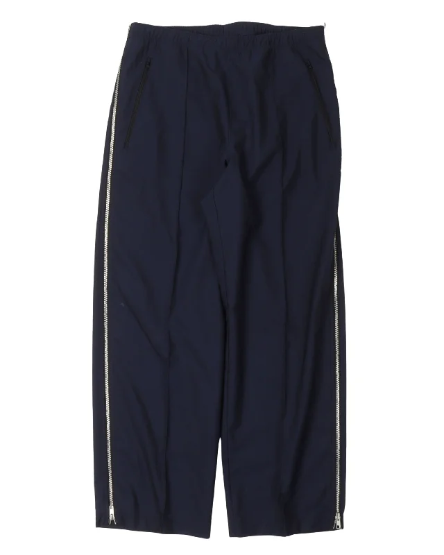 Zipper Pleated Trousers Trousers Recommended Stylist