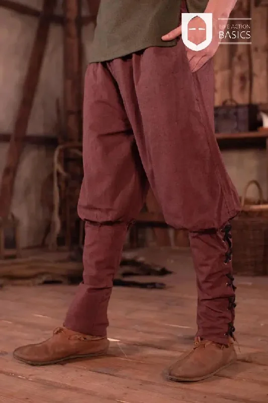 Viking Trousers - Brown Trousers Fall Fleece