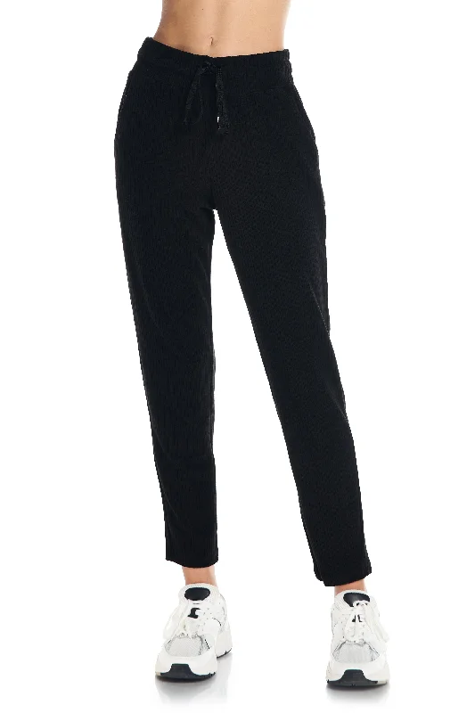 Velour Ribbed Lounge Trouser Jogger Trousers Timeless Classic