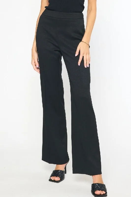 High Waisted Wide Leg Dress Pants Jeggings Crop,