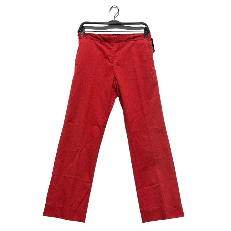 MARNI/Straight Pants/38/Cotton/RED/SUMMER EDITION 2012 TROUSERS Trousers Solid Black