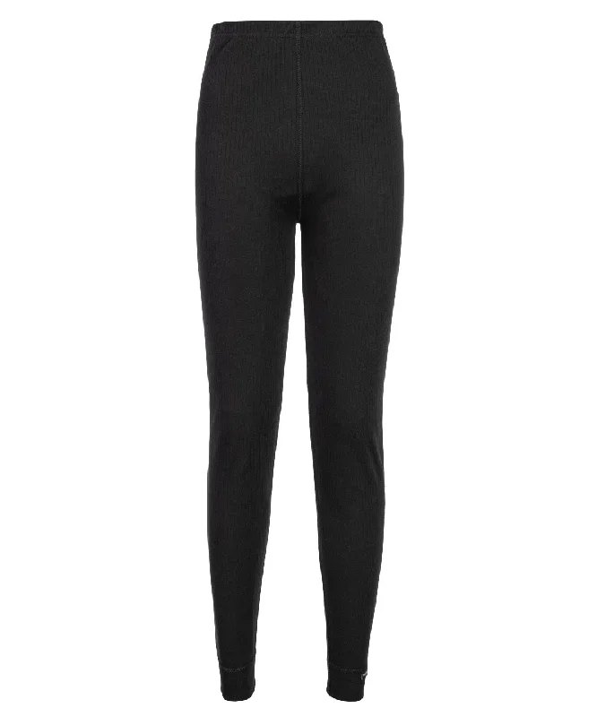 Black - Women’s baselayer trousers Trousers Low Rise Relaxed