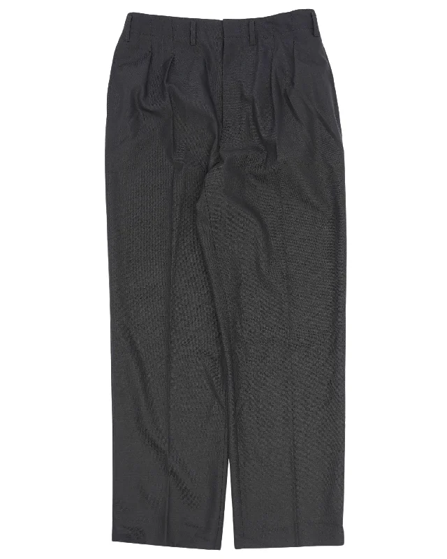 Pleated Trousers Trousers Elastic Waist Soft