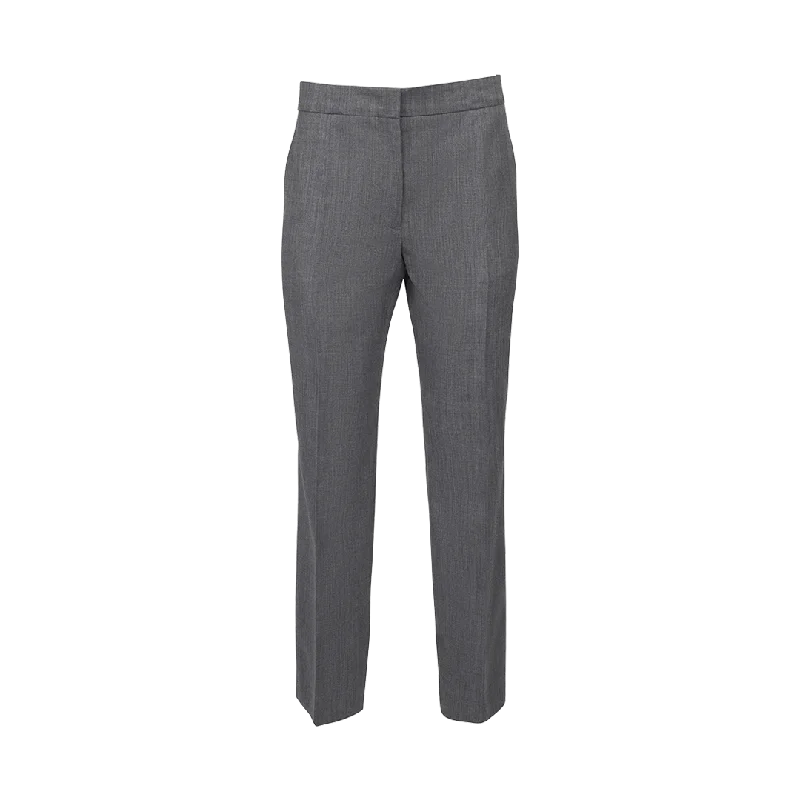 Straight Leg Wool Trousers Trousers sophisticated sleek