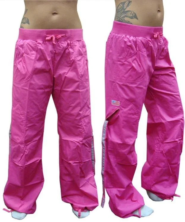 Comfort Waist Circular Pocket UFO Girls Hipster Pants (Hot Pink) Best Seller Skinny,