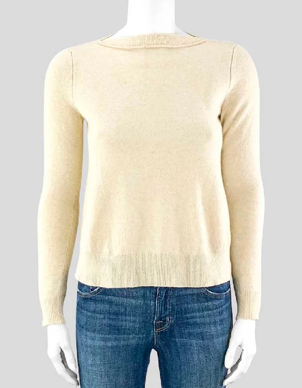 Isabel Marant Cream Sweater 2 US Striped Floral Plaid