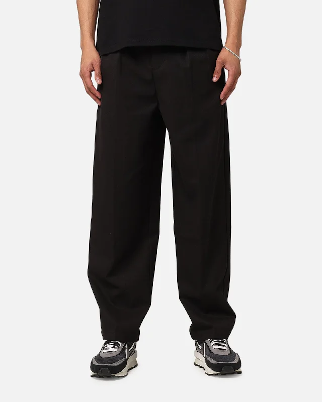 X-Large Amplify Pleated Trouser Black Trousers Sale Discount