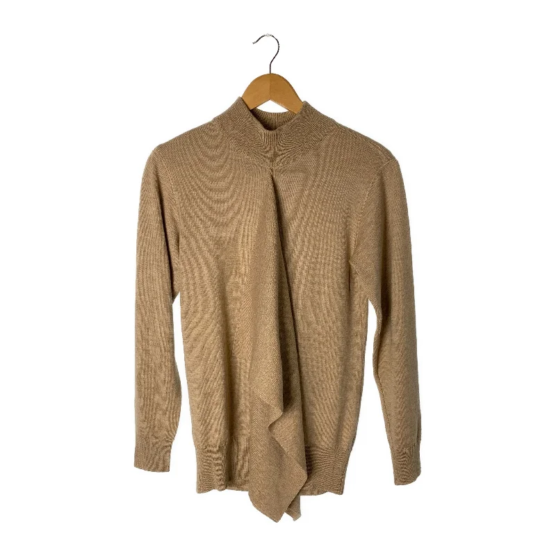 ISSEY MIYAKE/Heavy Sweater/M/BEG/Wool Long Sweater Short Sweater Cropped Sweater