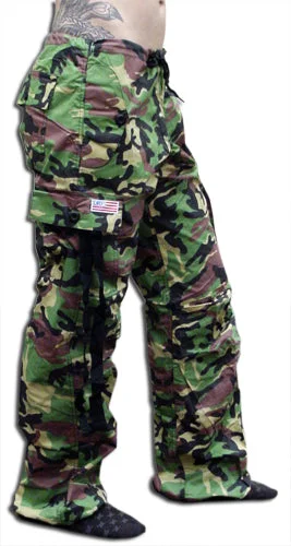 Girls "Hipster" UFO Pants (Green Camo) Clearance Stretch,