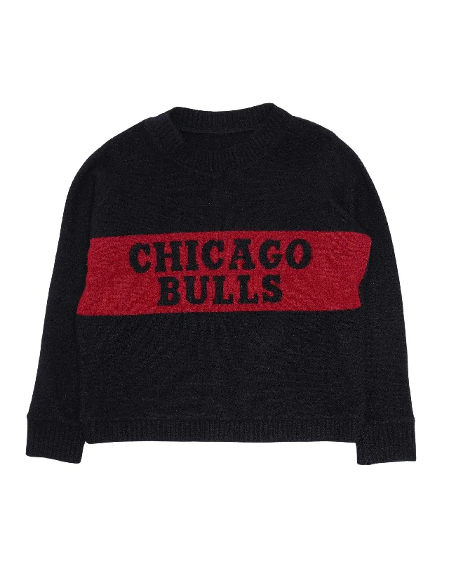 NBA Cashmere Chicago Bulls Sweater Graphic Sweater Embroidered Appliqued