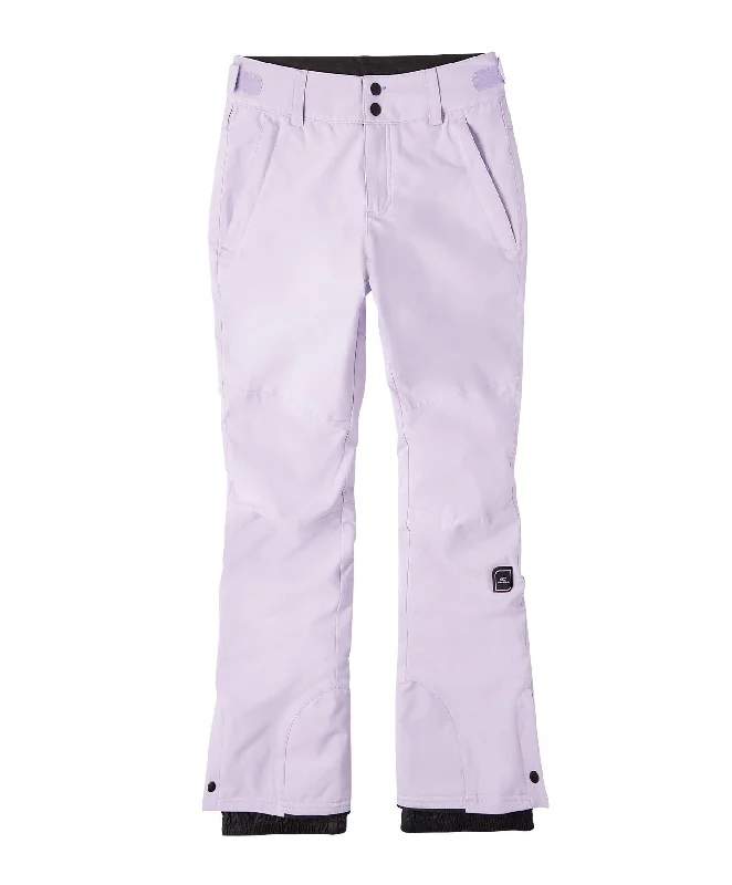 Girl's Star Snow Pants - Purple Rose High-Waisted Sale,