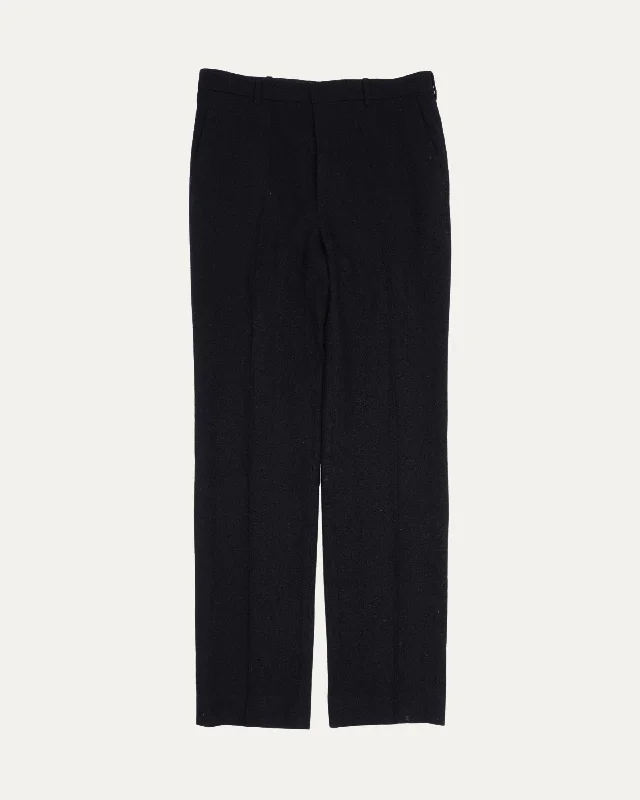 Wool Pleated Trousers Trousers stylish elegant