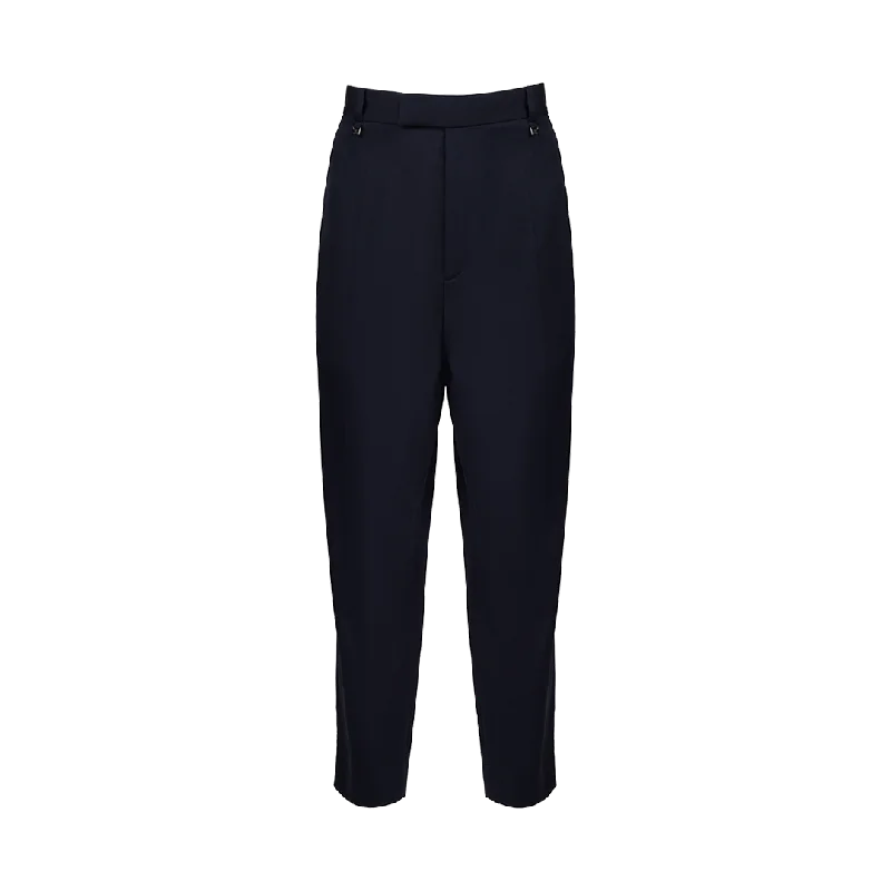 Cropped Cigarette Trousers Trousers Velvet Soft