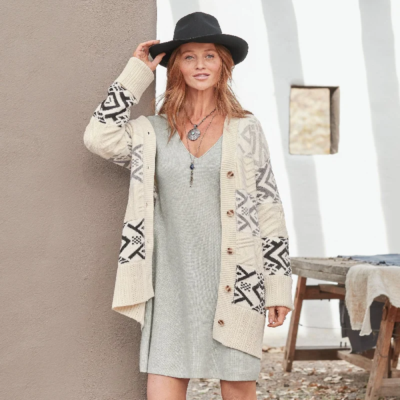 Pisco Cardigan Fitted Loose Oversized