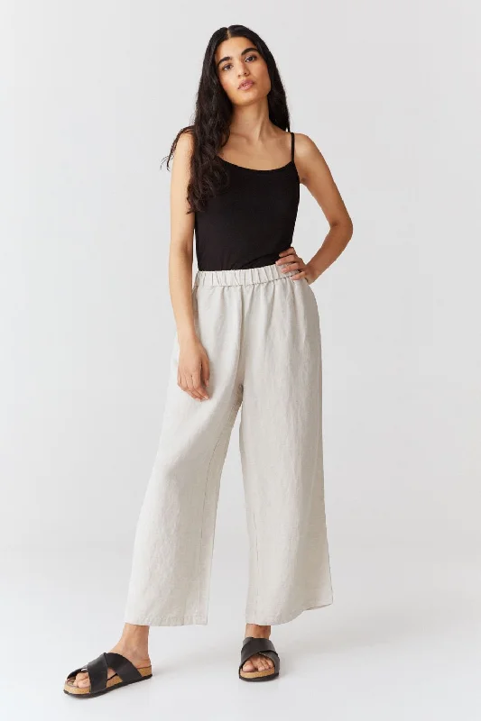 Loose Fit Linen Trousers Trousers Bestseller Popular