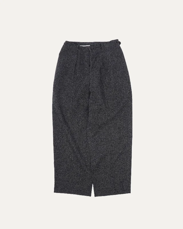 Single Pleated Wool Trouser Trousers Polka Dot Cute