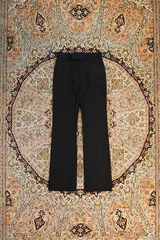 T/C Bootcut Pants (BLACK) Comfort High-Waisted,