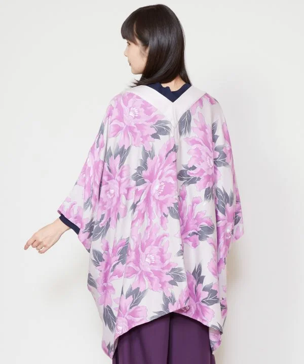 BOTAN-DUKUSHI - UV Haori Cardigan Collared Crew Neck Turtle Neck