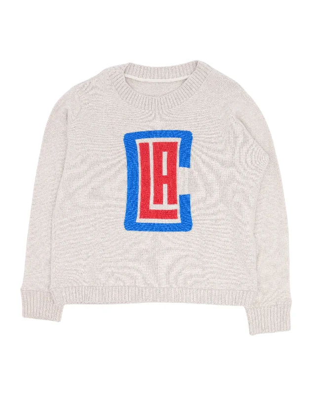 NBA Cashmere Los Angeles Clippers Sweater Spandex Rayon Corduroy