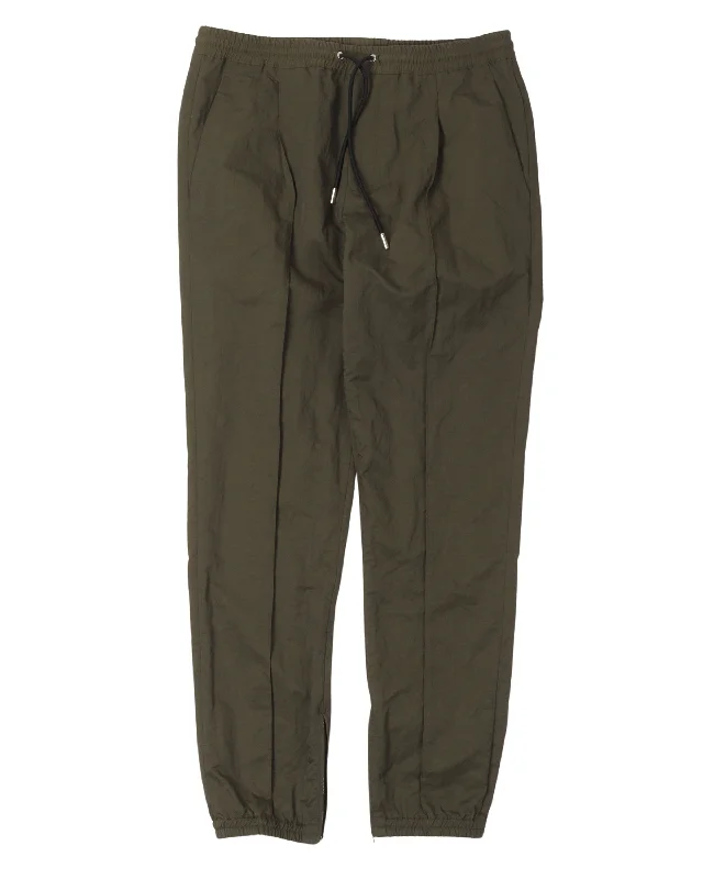 Nylon Pleated Trousers Trousers Essential Wardrobe